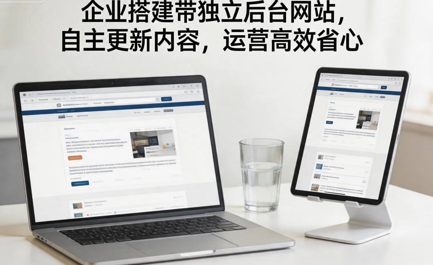 企业搭建带独立后台网站