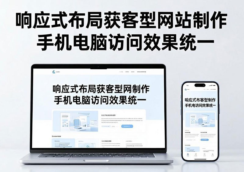 响应式布局获客型网站制作