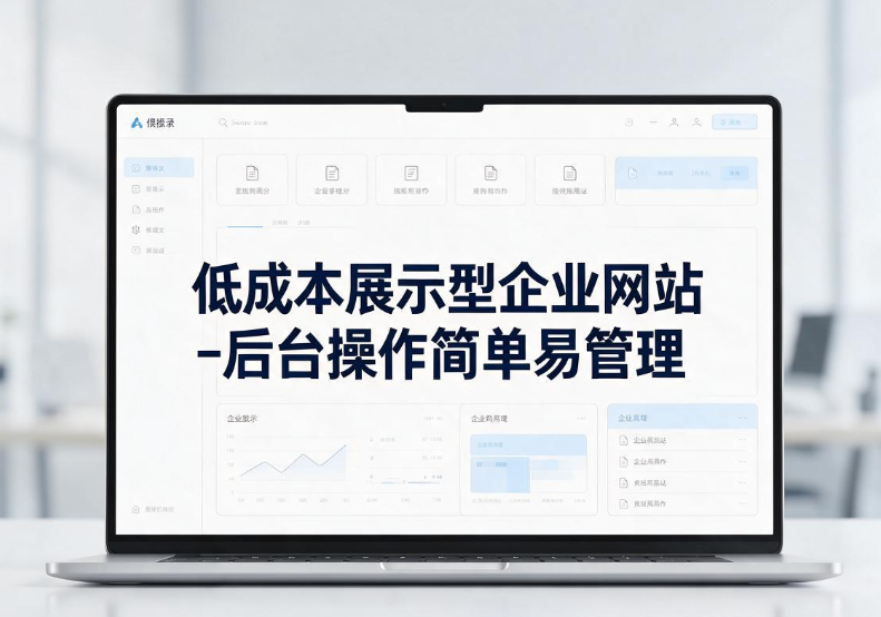 低成本展示型企业网站