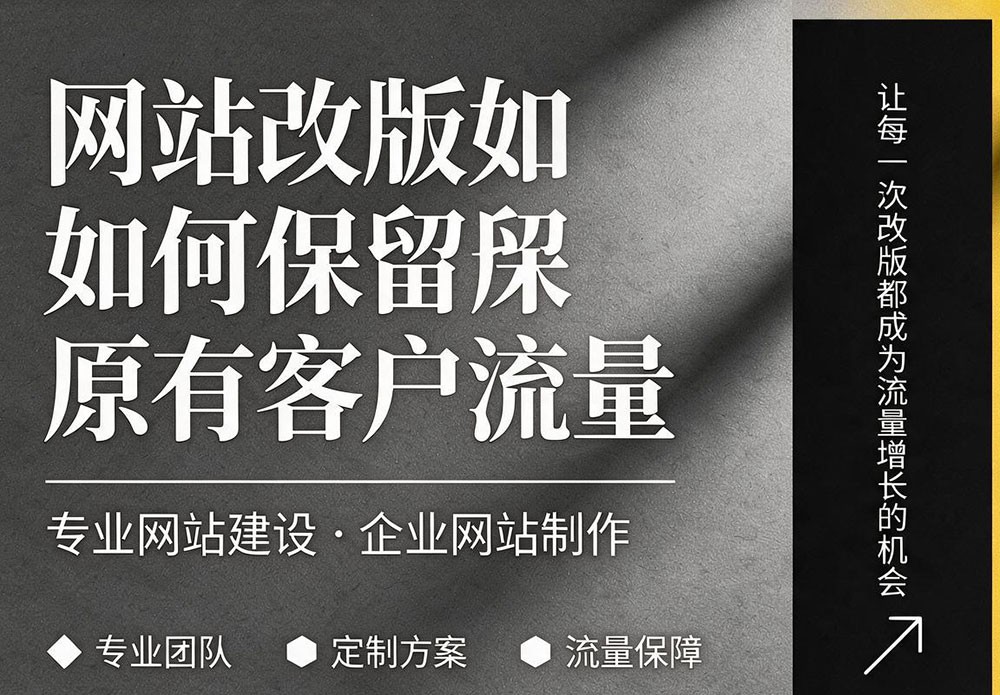 网站改版